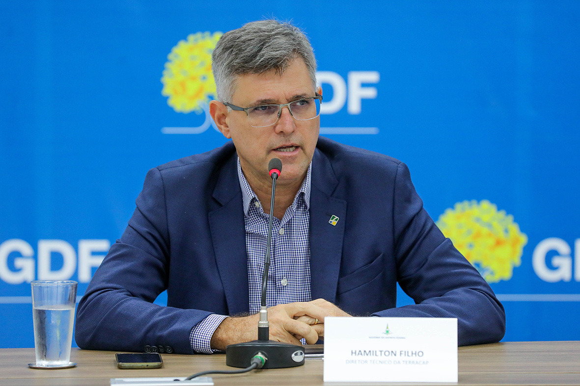 O diretor técnico da Terracap, Hamilton Lourenço Filho, falou sobre o andamento do Drenar DF