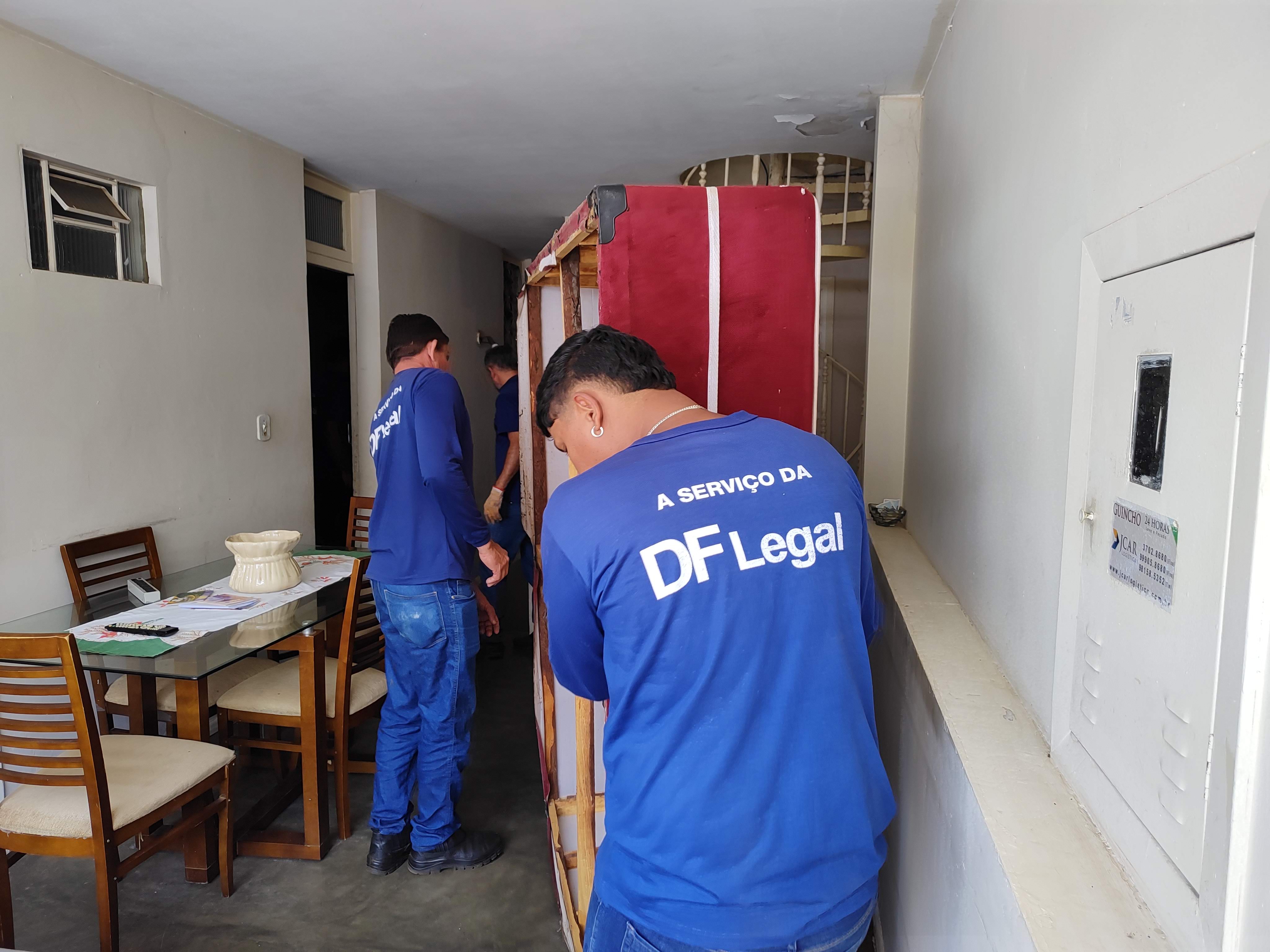 Após levantamento iniciado no ano passado, que identificou pousadas irregulares nas quadras 700 da Asa Sul, a DF Legal promoveu ação de descaracterização dos locais, com apreensão de mais de 250 itens | Fotos: Divulgação/DF Legal