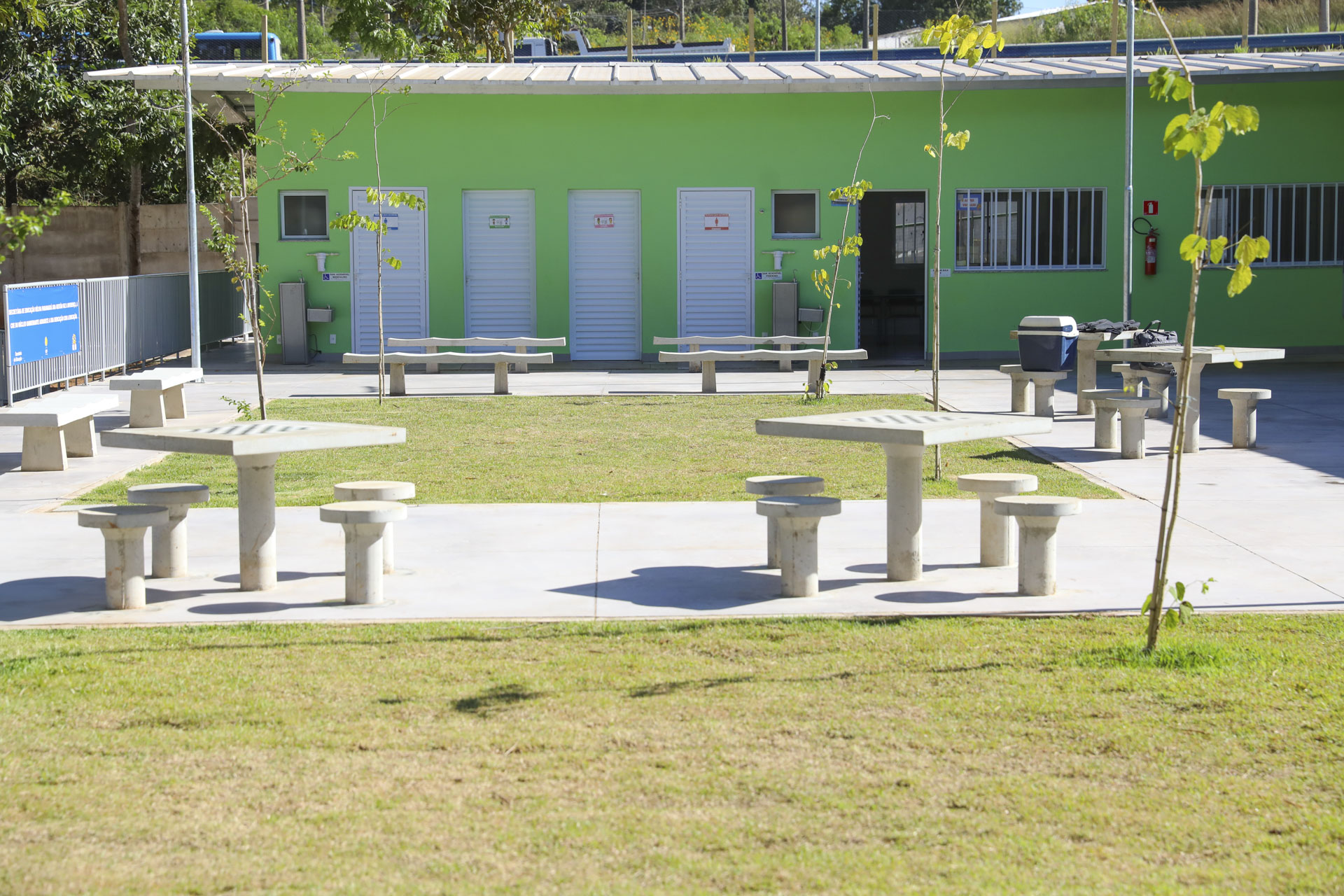 A Escola Parque recebe hoje crianças de 14 escolas da regional de ensino do Núcleo Bandeirante