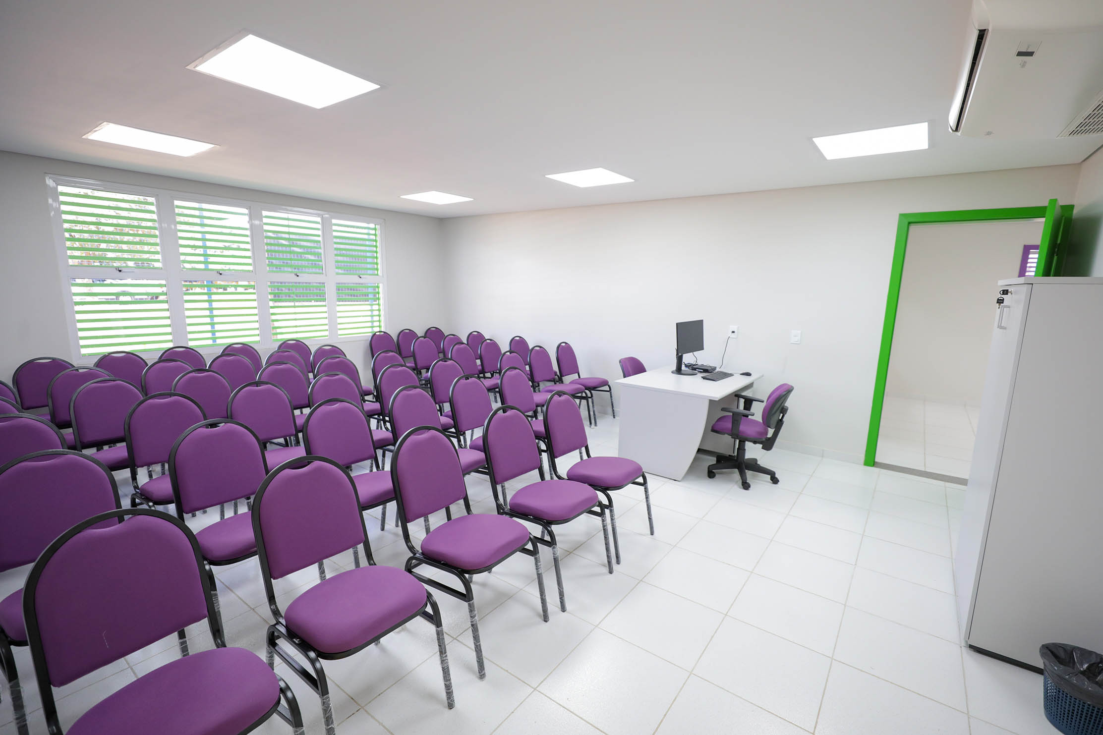 A unidade de Sobradinho II conta com salas de atendimento, brinquedoteca com fraldário, recepção, copa, depósito, salas administrativas, espaço de convivência interno e externo com paisagismo e estacionamento | Foto: Tony Oliveira/Agência Brasília