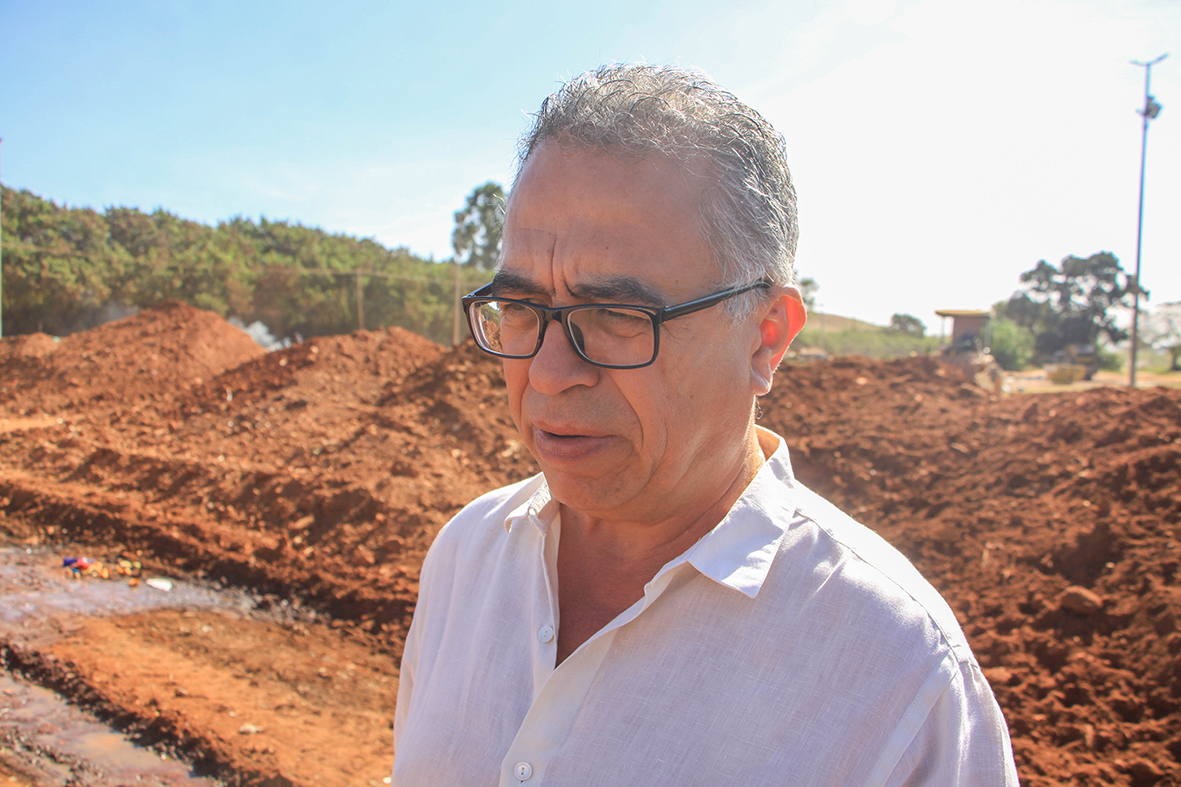 O administrador regional Alceu de Mattos destacou os investimentos do GDF na infraestrutura local