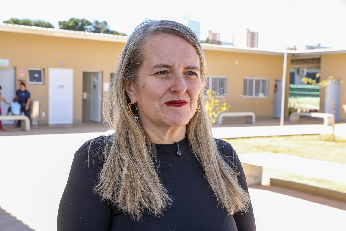 A diretora da escola, Lilian Pires, ressalta que, com o crescimento de Samambaia, a demanda por escola do ensino infantil também aumentou | Foto: Matheus H. Souza/Agência Brasília