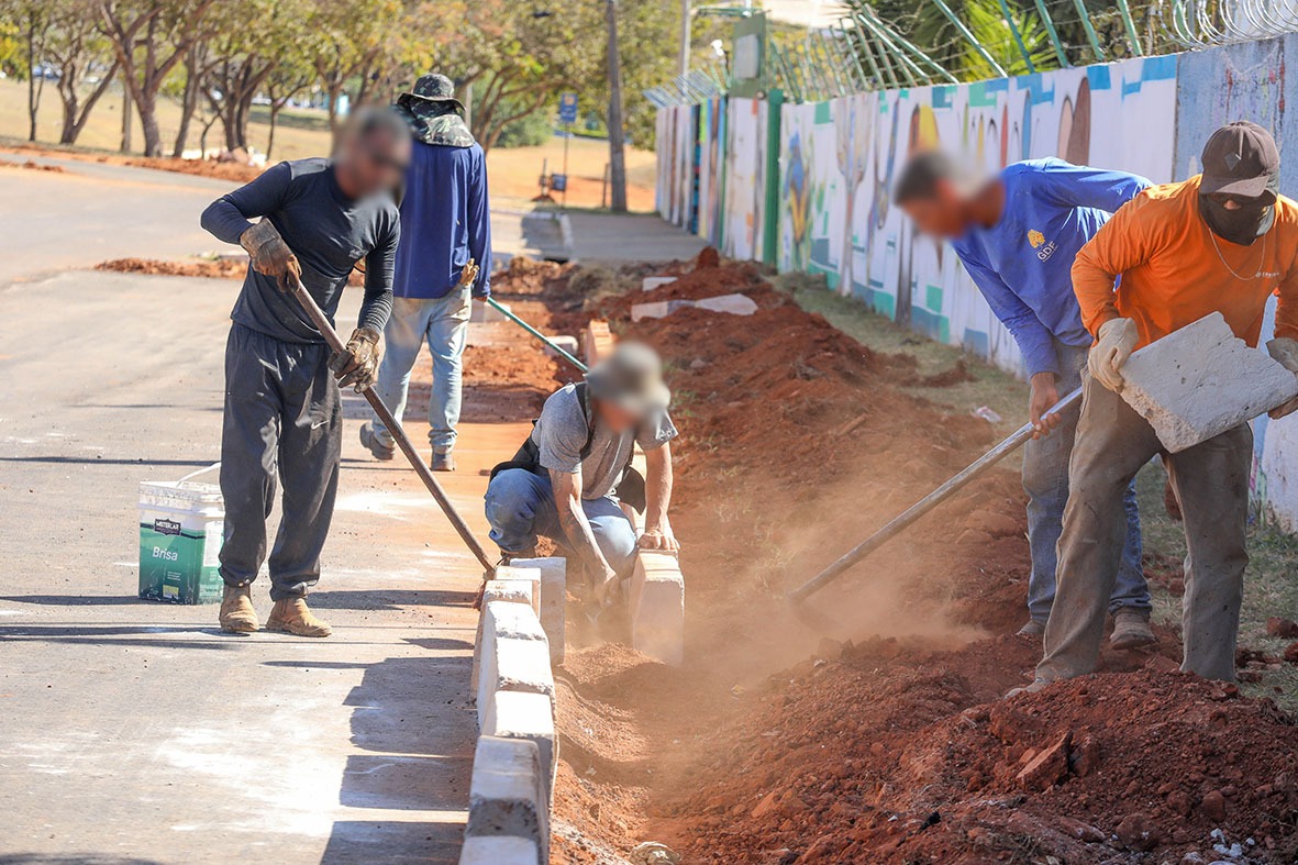 As obras levarão acessibilidade, conforto e segurança para a comunidade na volta às aulas | Fotos: Joel Rodrigues/Agência Brasília