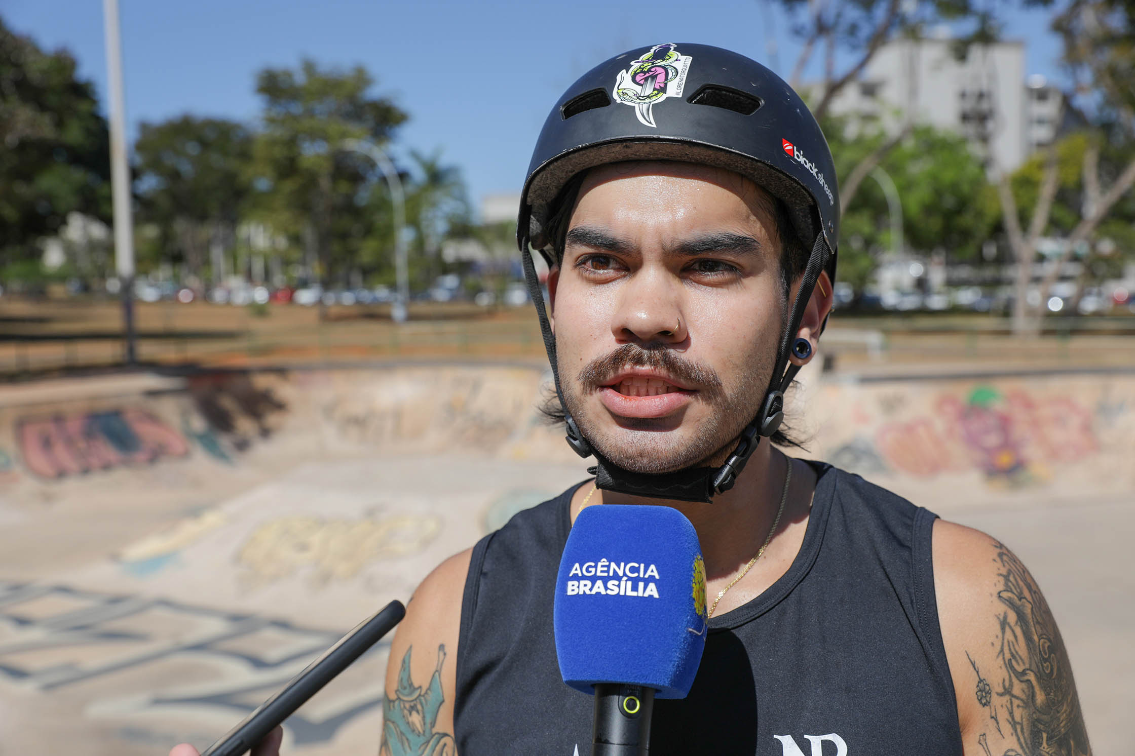 Morador de Taguatinga, Gustavo Tsuyoshi Karino costuma treinar na pista da Octogonal