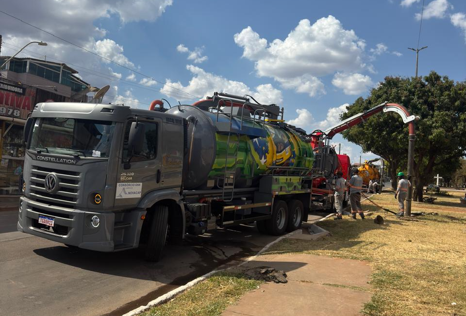 A partir do mapeamento de áreas mais críticas, serviço é feito todos os dias na cidade | Foto: Divulgação/Administração de Ceilândia