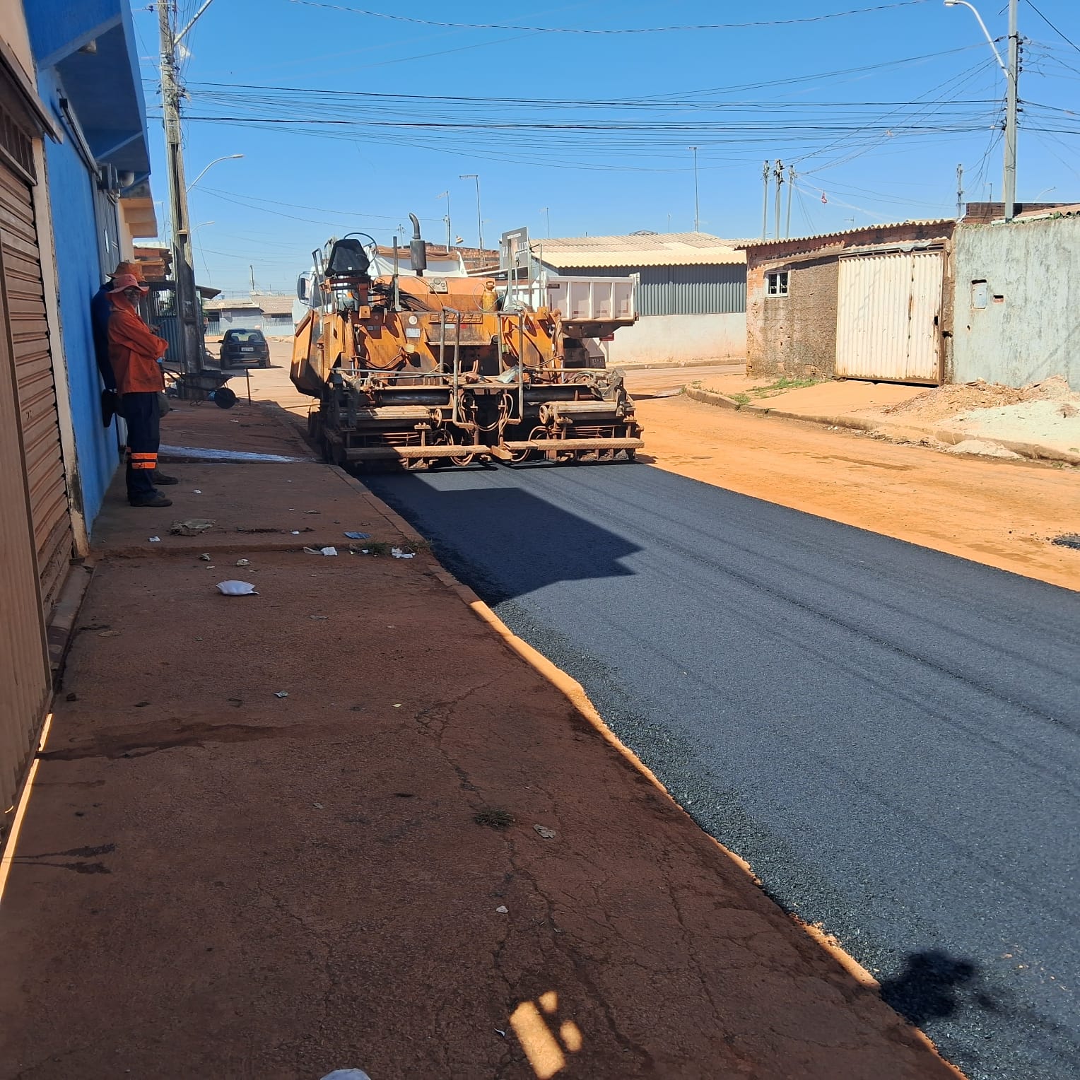 Diversas vias da cidade foram beneficiadas com a renovação da cobertura asfáltica | Fotos: Divulgação/Administração Regional de Ceilândia