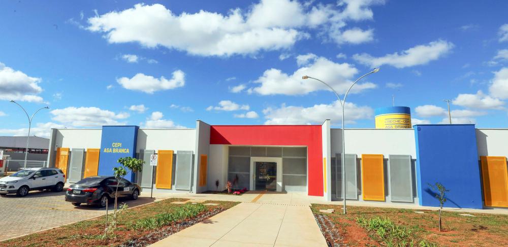 Localizado no Setor J Norte de Taguatinga, o Cepi Asa Branca segue o padrão Tipo 1 em lote de 7.200 m², com área edificada de 1.311,97 m² | Foto: Joel Rodrigues/Agência Brasília