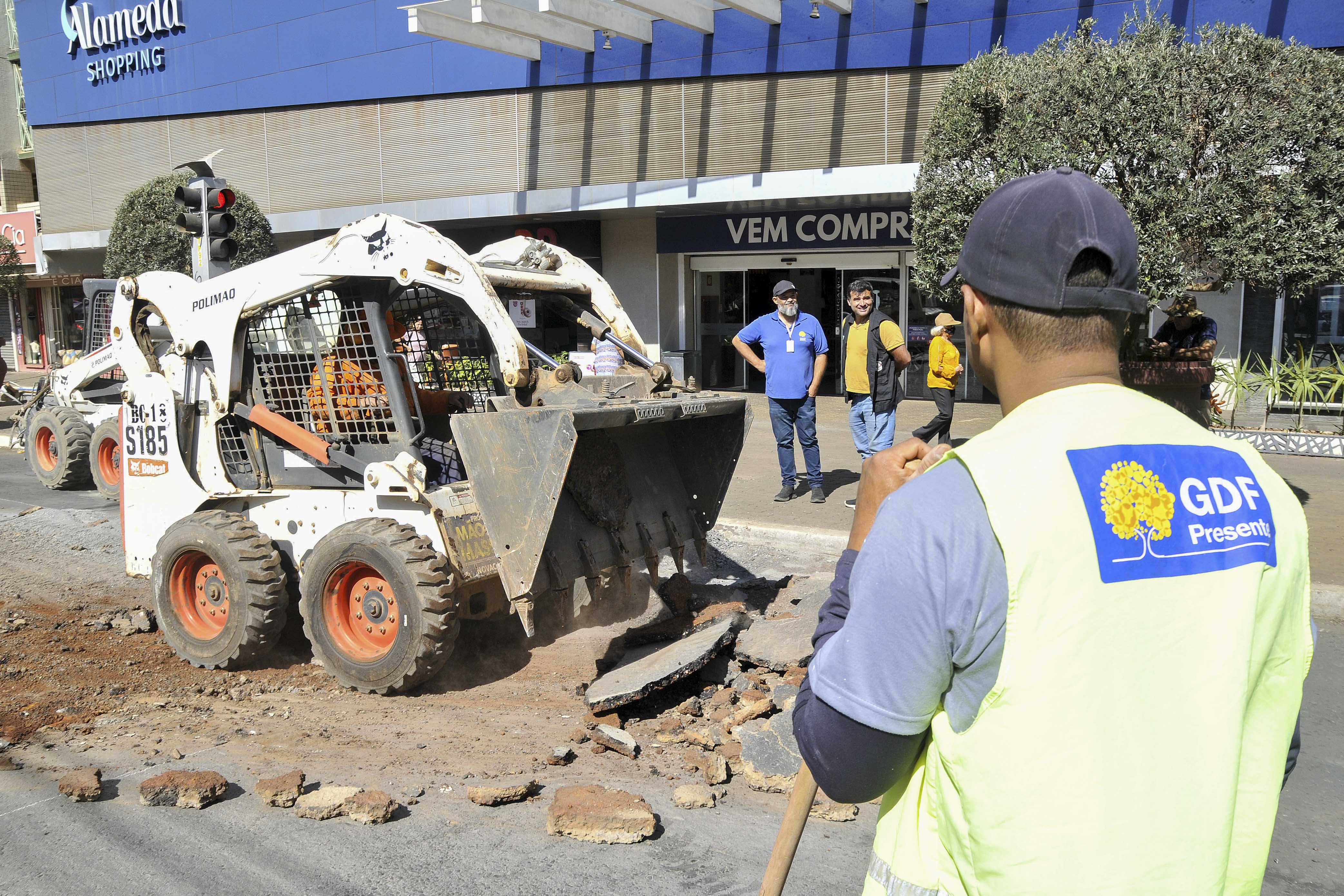 Recapeamento atende a demanda encaminhada pelos moradores da cidade | Fotos: Lúcio Bernardo Jr./Agência Brasília