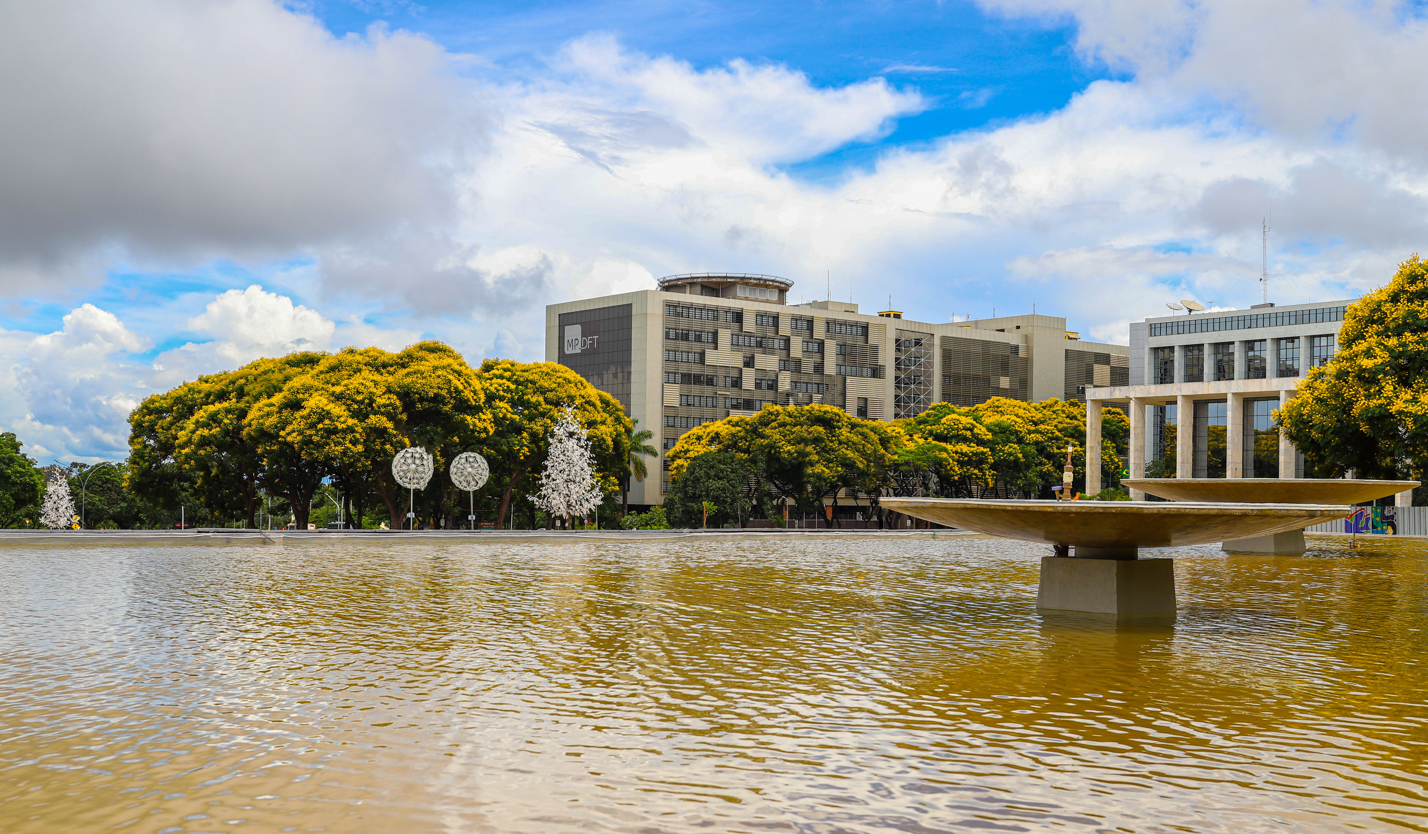 Novacap contratará empresa para realizar manutenção periódica na fonte da Praça do Buriti | Foto: Divulgação/Novacap