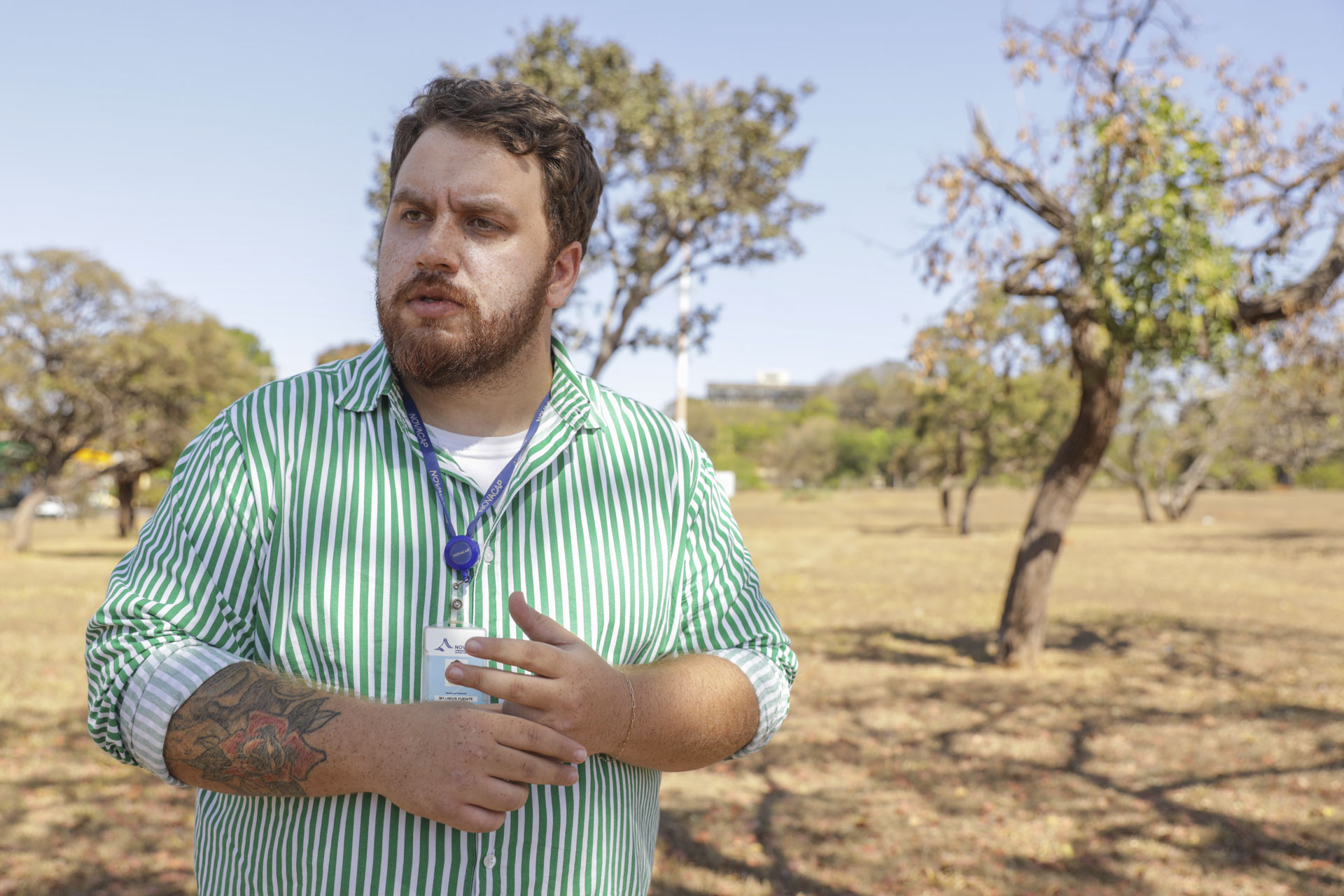 Matheus Fuente: "O resultado é educação ambiental, são as nossas árvores nativas crescendo e provendo"