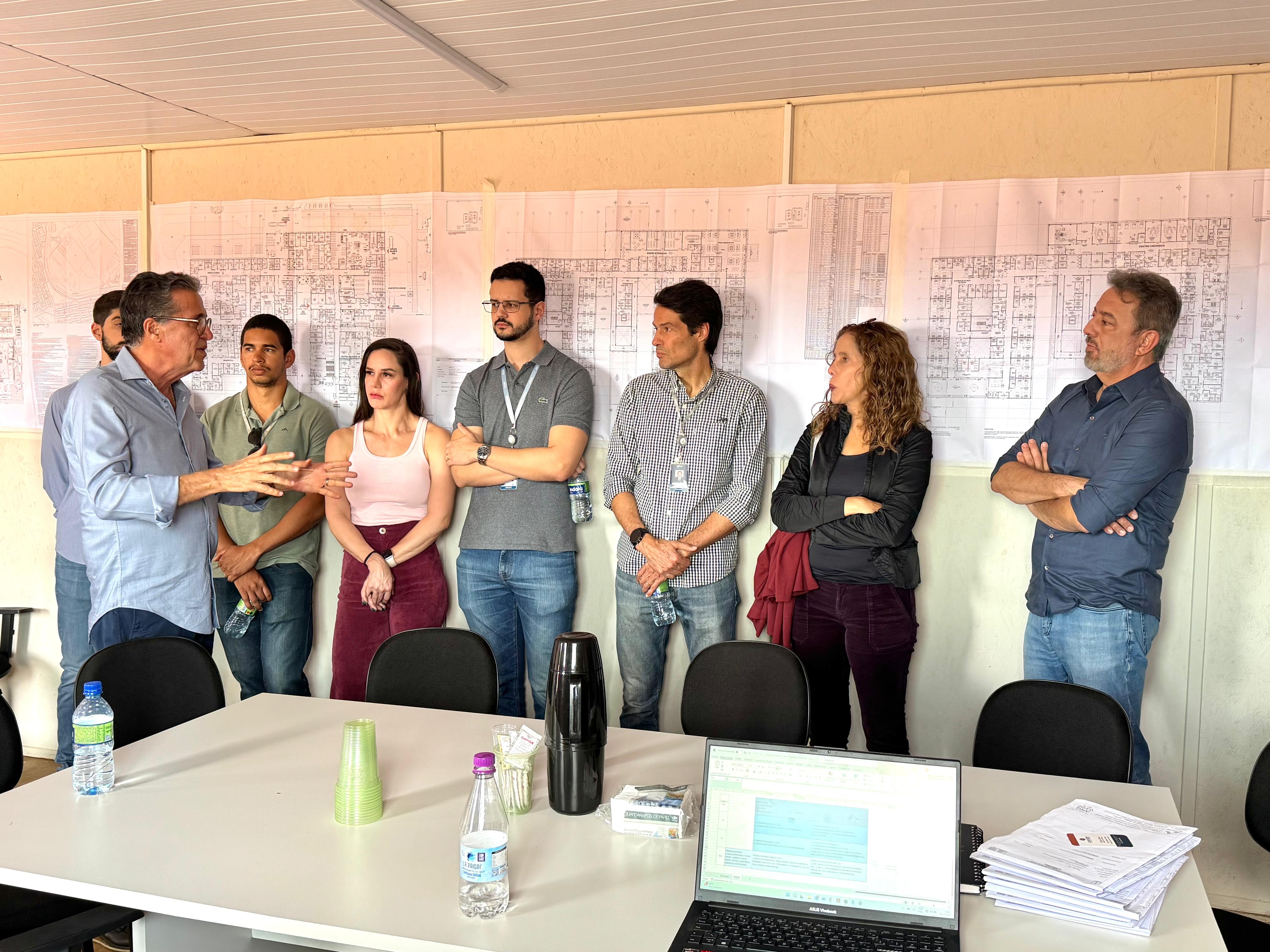 O HCO vai ser dividido em quatro blocos interligados, oferecendo 160 leitos, centro cirúrgico, laboratório de apoio, diagnóstico por imagem e ambulatório
