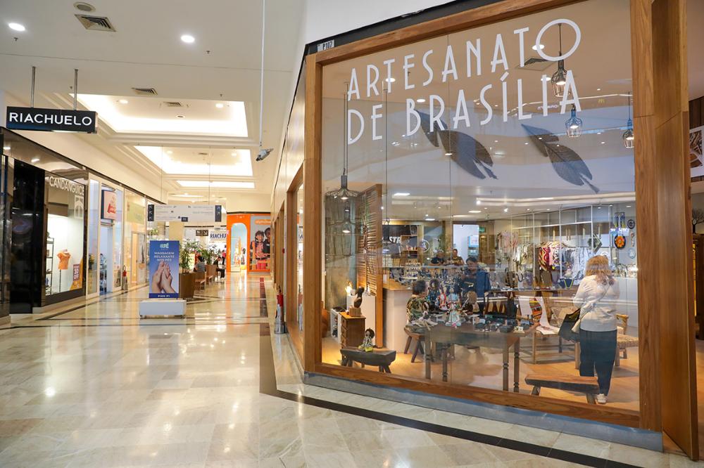 O Projeto Artesanato de Brasília, da Setur-DF, conta com lojas no Pátio Brasil, no Alameda Shopping e na Feira do Guará