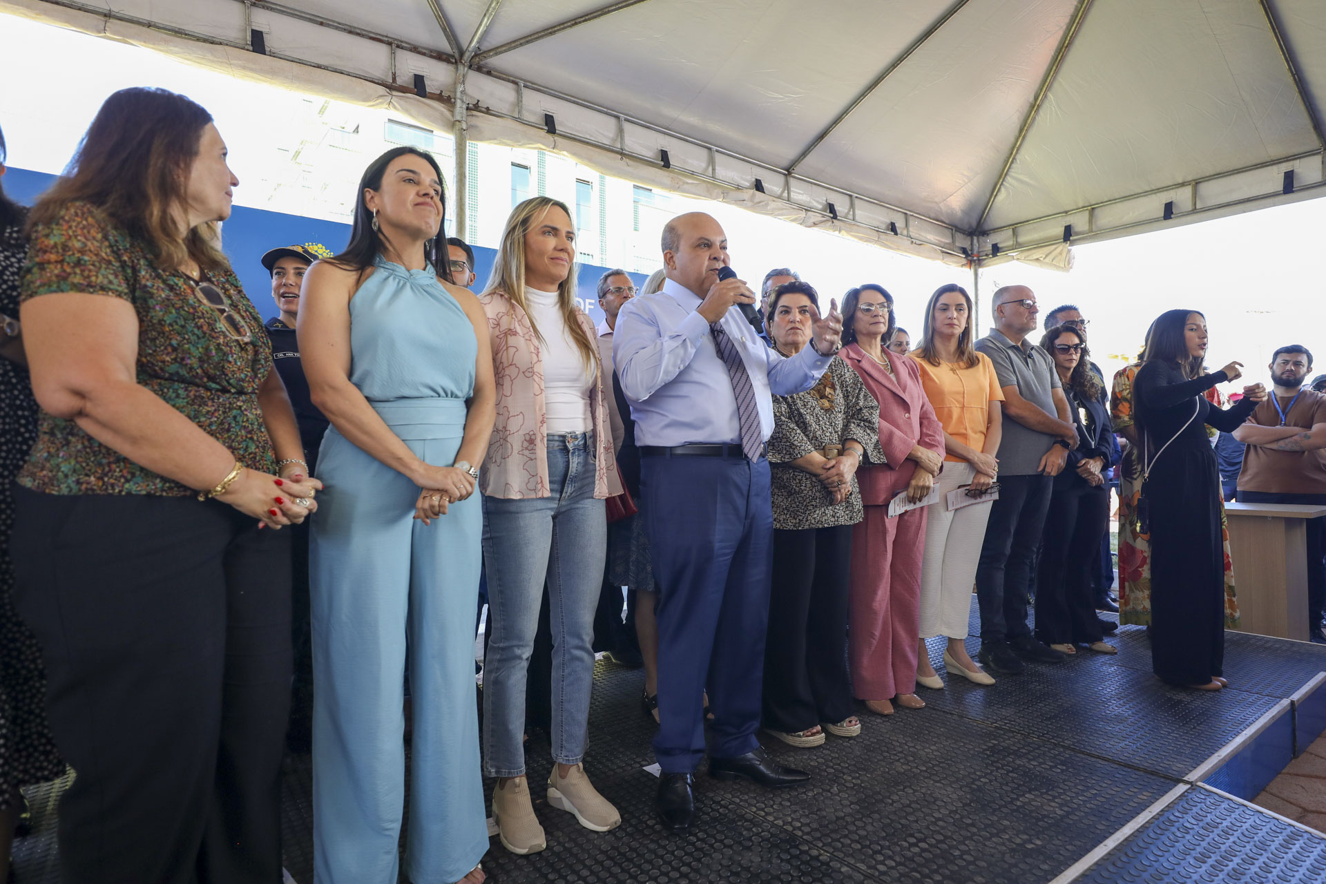 Governador Ibaneis Rocha: “Nossa meta é que todas as mulheres vítimas de violência tenham, perto de casa, um espaço de acolhimento e reconstrução" | Foto: Renato Alves/Agência Brasília